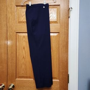 Lauren Ralph Lauren Plus Navy Trousers Dress Pants, 18W